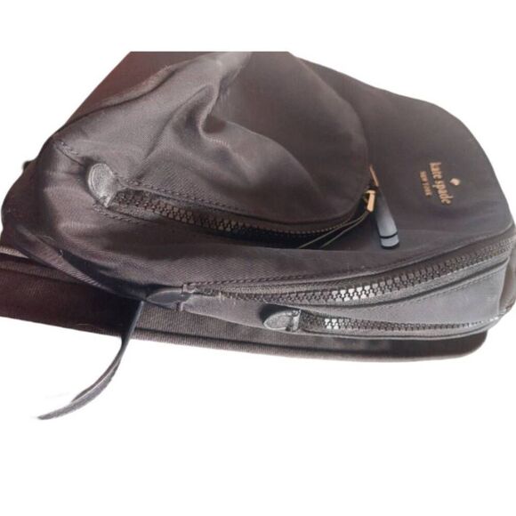 KATE SPADE Karissa Nylon Medium Backpack Black Classic Logo #wkru6586 - Picture 5 of 9